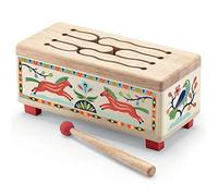 DJECO - Animambo Wooden Drum Jouet avec Son Multicolore (36028)