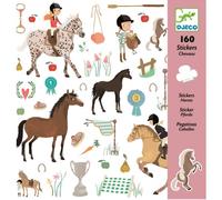 DJECO Autocollants chevaux
