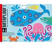 DJECO Bataplouf-Jeu de Bataille Qui éclabousse Multicolore (36)