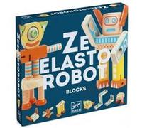 Djeco Blocks Ze Elastorobot Multicolore