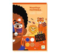 Djeco body art set panthera - maquillage visage et accessoires pour enfants