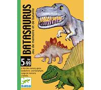 Djeco – Jeu de cartes Batasaurus – jeu de mémoire et de bataille – multicolore