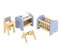 Djeco - Chambre De Bebe Pour La Maison De Poupees En Bois G