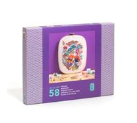Coffret Atelier 58 - Perlage - DJECO - Kit ouvrage couture - Violet