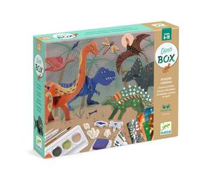 DJECO - Coffret Multi-activités Le Monde des Dinosaures Formes et Couleurs (DJ09331)
