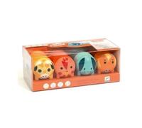Djeco Tampons Animaux de la ferme – Lot de 4
