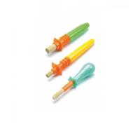 DJECO Couleurs pour petits 3 pinceaux (39007), multicolore (1)