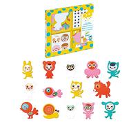 Djeco Creer Avec Des Gommettes J'aime Les Animaux - Multicolore - version espagnole