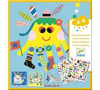 DJECO Creer des Animaux Marins avec des Stickers