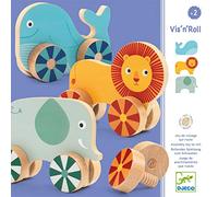 Djeco DJ01684 Vis'n´Roll Premières vis à partir de 2 Ans, Multicolore