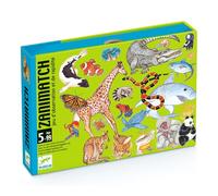 Djeco DJ05153 Jeux de cartes Zanimatch - Multicolore - Version Espagnole