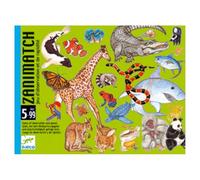 Djeco DJ05153 Jeux de cartes Zanimatch - Multicolore - Version Espagnole