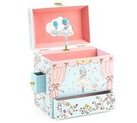 Djeco DJ06591 Boîte à musique ballerine dans la scène Multicolore, 15 x 10 x 15 cm