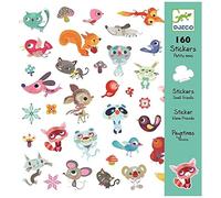 DJECO DJ08842, Pochette de 160 stickers Petits amis (4/8 ans)