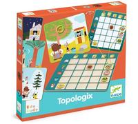 Djeco Jeu Eduludo Topologix – Repérage spatial 4–6 ans – Plateau, 20 cartes, 5 jetons