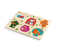 DJECO- Encajable Coucou-House Jouets à empiler et à emboîter, 31064