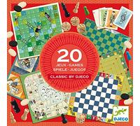 DJECO Famille Traditionnelle DJECOJeux Classiques 20 Jeux, Multicolore, 15