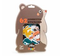 DJECO Forest Animals Baby Stickers stickers 18m+ 62 pcs