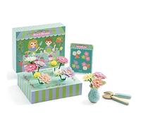 DJECO - Imitation Fleuriste de Rose & Florian Flower Kits de pressage de Fleurs pour Enfants, Multicolore (35501)