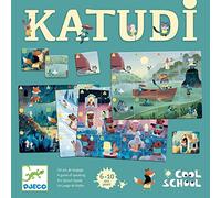 DJECO- Jeu Cool School Katudi d'adresse, 38535, Multicolore