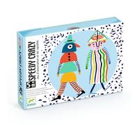Djeco Jeu de cartes Speedy Crazy FSC Mix - Jeu d'enfant pour s'amuser.
