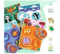 Djeco - Jeu de Loto Wood - Educatif Bois Orange G