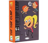 Djeco Jeu de mémoire et d'ambiance Tip Top Clap – Sons et mimes interactifs – 6+ – 32 cartes