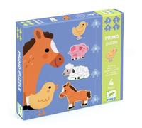 Djeco Jeu éducatif Puzzle Ferme FSC Mix 3-6 pièces
