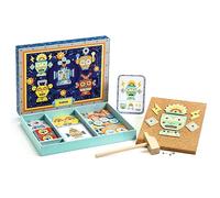 DJECO - Jeu Tap Robots Compétence, Multicolore (36646)