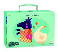 Djeco Jeux De L'oie Et Petits Chevaux - Ludo And Co Junior