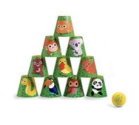 DJECO- Juego habilidad Chamboul'boum 10 pzas. Jeux d'adresse, 32024, Multicolore