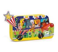 Djeco - Le bus arc-en-ciel Puzzle 16 pièces Jaune G