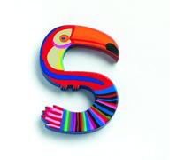 Djeco Lettre Animaux - S - Mobilier Déco et Rangement pour Enfants Unisexe