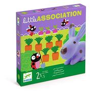 Djeco Jeu d'association éducatif Little Association – 2 à 5 ans, 3 animaux, 30 cartes