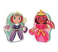 DJECO Lot de 15 calendriers d'aventures aimantés et Jouets magnétiques InZeBox Multicolore
