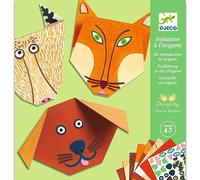 Djeco Origami Animaux pour enfant Rouge À partir de 4 ans