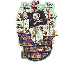 DJECO P. Géant Le Bateau Pirate (37129), Multicolore (1)