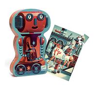 DJECO - P. Silhouette Bob Le Robot Puzzles Encastrables et Puzzles Multicolore (37239)