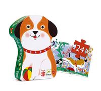 Puzzle enfant Djeco Firmin Petit Chien 24 pièces Multicolore G