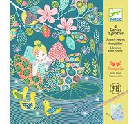 DJECO Pochette 4 cartes à gratter L'étang