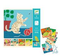 DJECO Pochoirs Amiguitos (38820), multicolore (1)