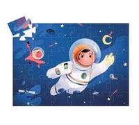 Djeco - Puzzle 36 Pcs - un astronaute dans la lune Bleu G