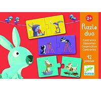 Djeco - Puzzle Duo Contraires