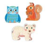 3 puzzles Primo dans la forêt