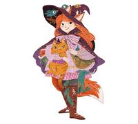 Djeco Puzzle Lily la sorcière - Puzzle magique pour enfant 36 pièces