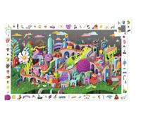 Puzzle Observation - Crazy town - 200 pieces Rouge G