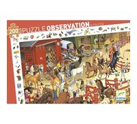Djeco Puzzle Équitation – 200 pièces – G