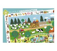 Djeco Puzzle Observation - La Ferme - 35 Pièces