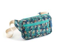 Djeco Sac banane | pour enfants à partir de 6 ans | avec de beaux motifs | anse réglable | imperméable | utilisable comme sac à bandoulière, Squelette., xs, Sac banane