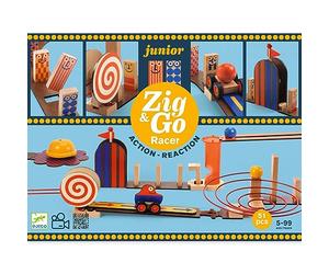 Djeco Statybos - Zig & Go - Lenktynininkas - 51 vnt